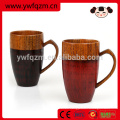 Taza de té china de madera de alta calidad del diseño rojo y negro